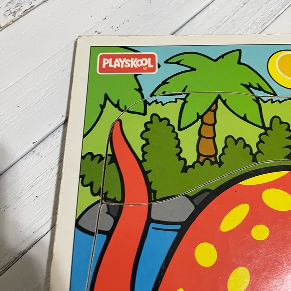 Vintage Playskool Land Before Time Dinosaur Puzzle - Picture 2 of 5